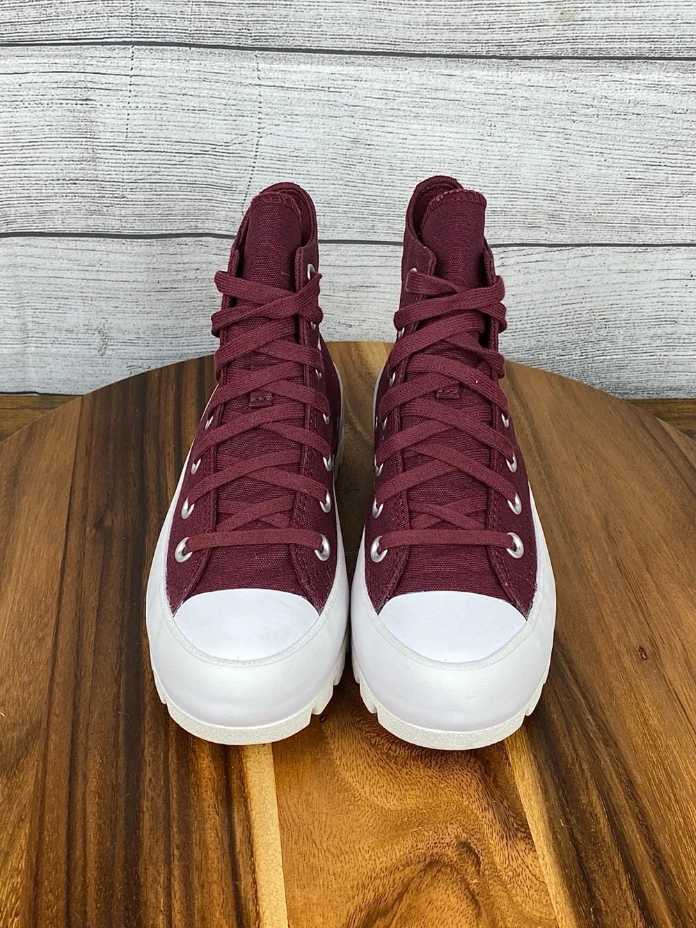 Converse Chuck Taylor All Star Lugged High Dark Burgundy Shoes Women’s Size 6